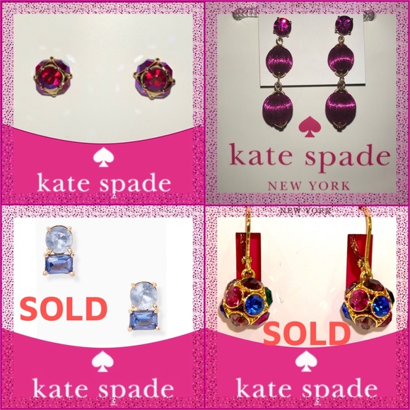 Take 40% Off 11 Kate Spade ♠️ Earrings Available NWTs - Picture 4 of 11